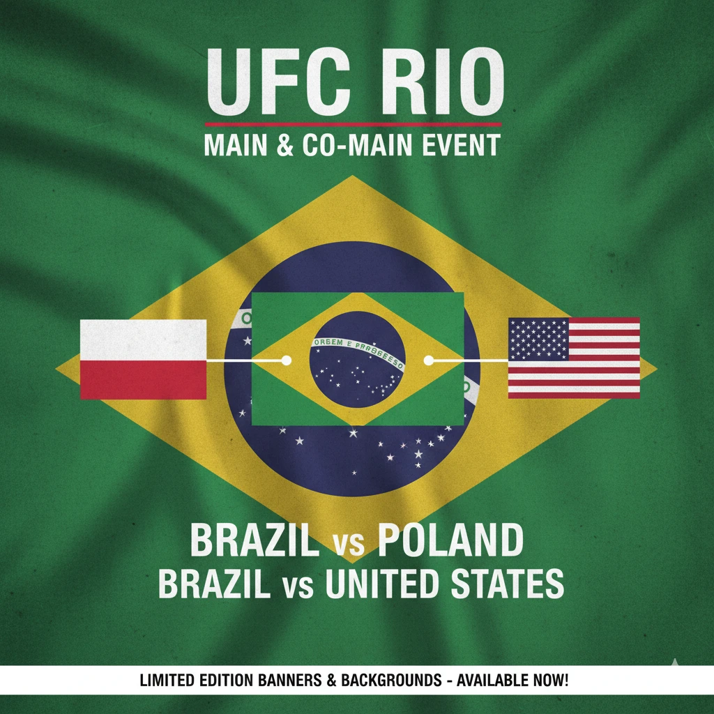 Proslavite UFC Rio: Baneri Limitiranog Izdanja Sada U Prodavnici!